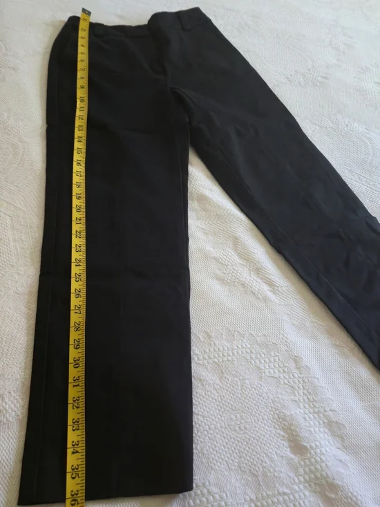Talbots Black Petite Stretch Straight-Leg Pants Size 2 - Picture 6 of 6